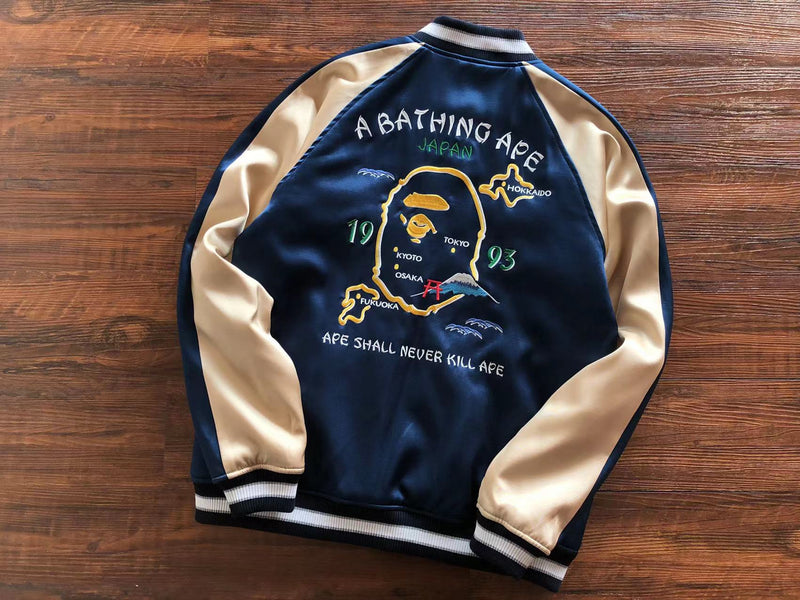 Jaqueta BAPE Japan Souvenir Jacket Blue