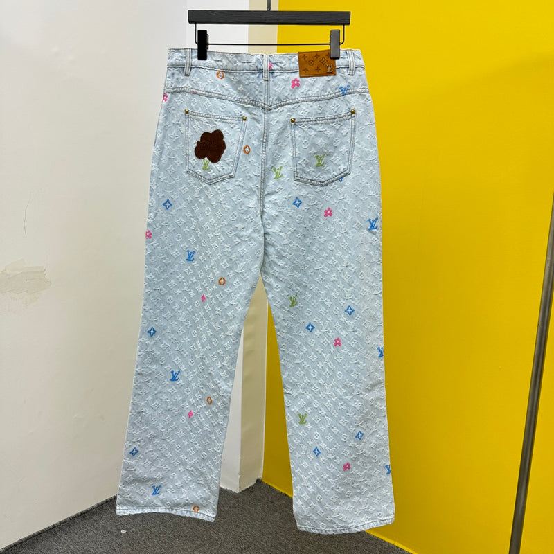 Calça Jeans Louis Vuitton Monogram Ready To Wear