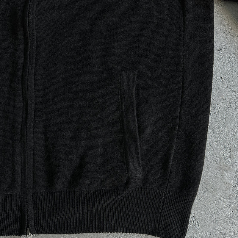 Jaqueta Corteiz "Knit Zip up Fleece Black"