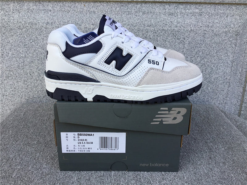 New Balance NB 550 White Navy