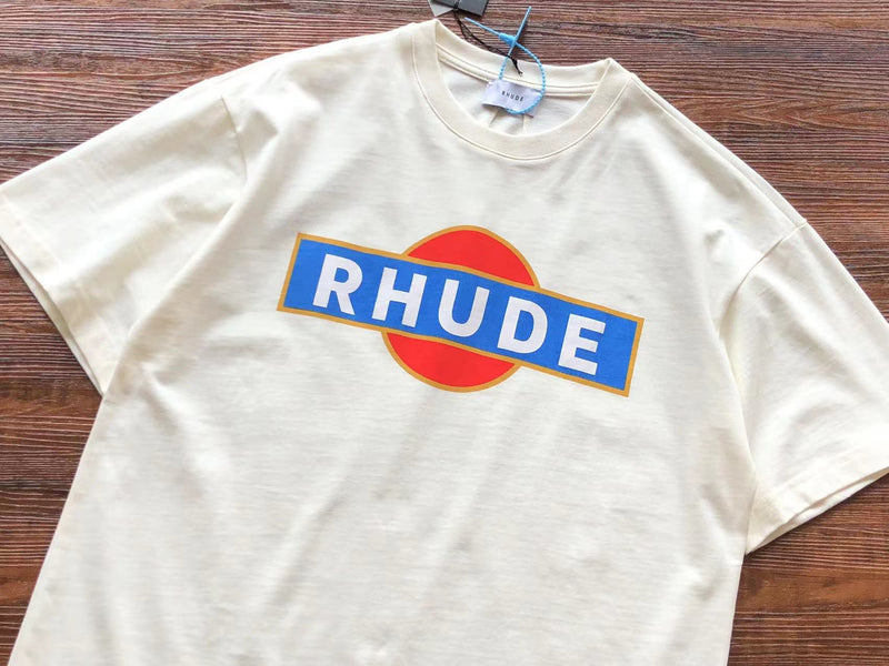 Camiseta Rhude "Vintage Racer Tee White"