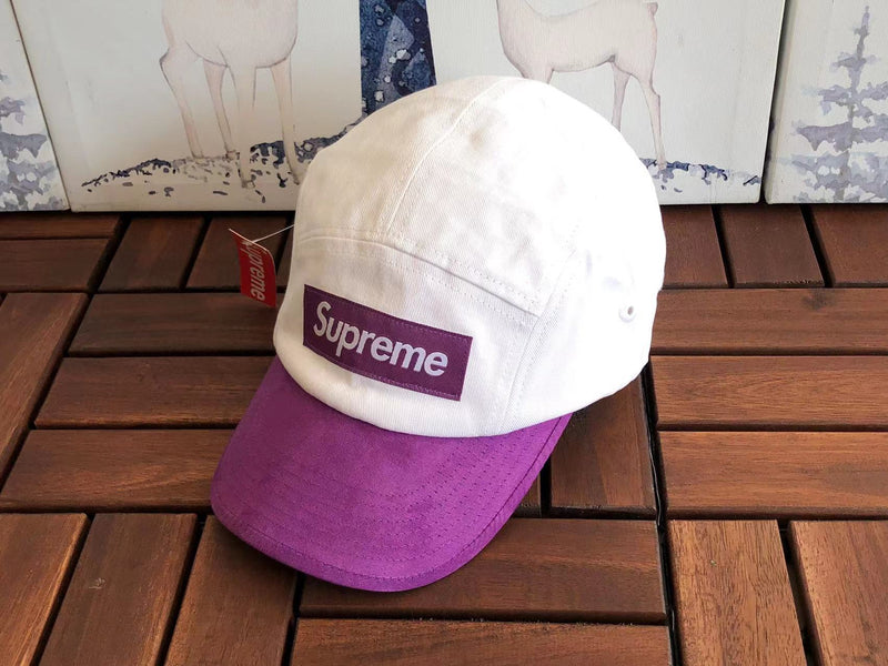 Boné Supreme "Washed Chino Twill Camp Purple"