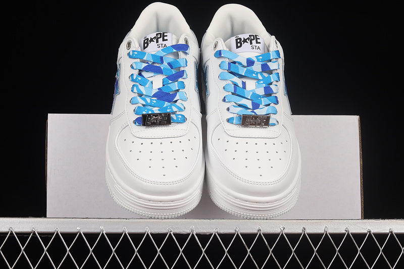 A Bathing Ape Bape Sta Low Camo Blue