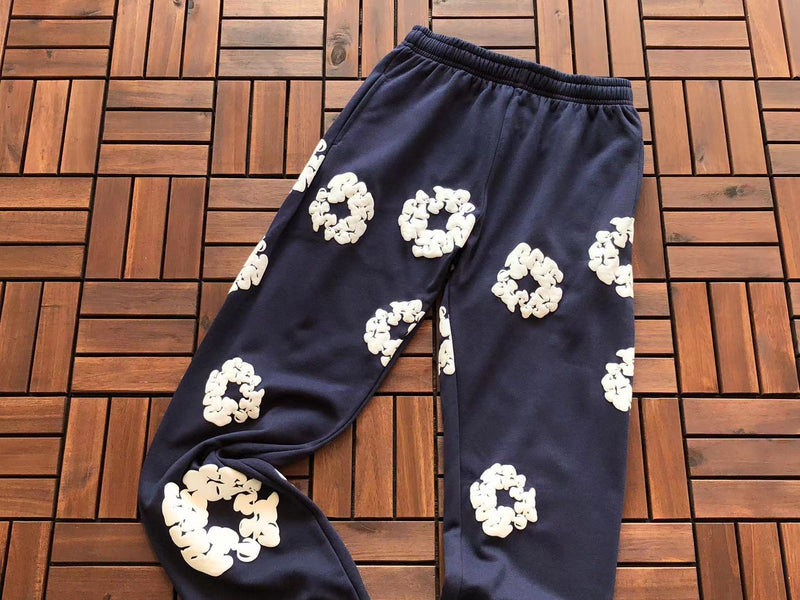 Calça Denim Tears The Cotton Wreath Navy Blue