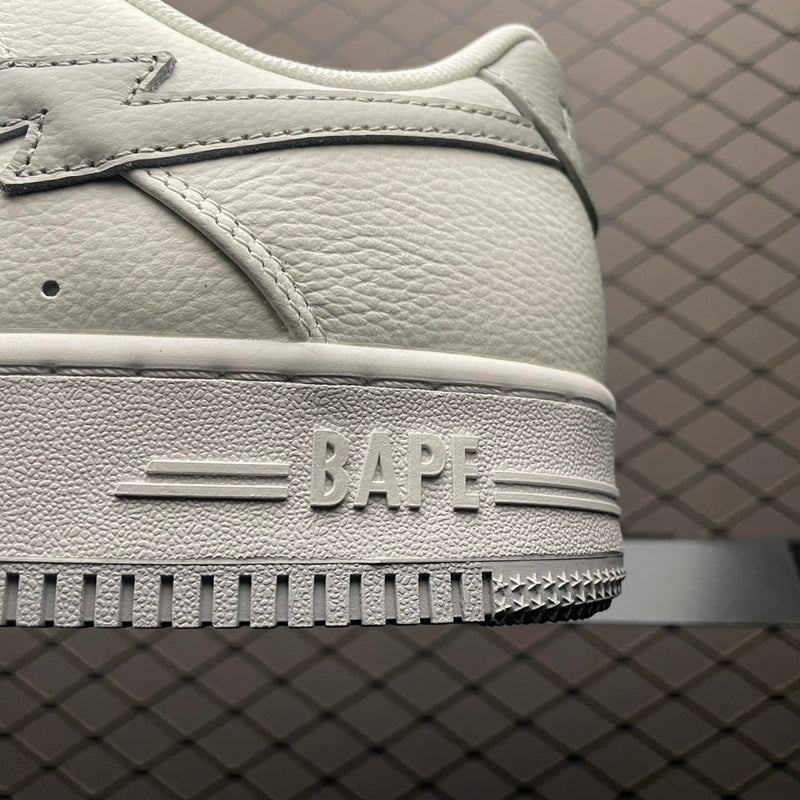 Bape x JJJJound Bapesta White/Light Grey