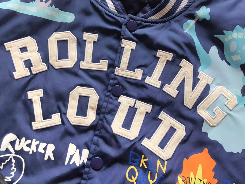 Jaqueta Travis Scott "Rolling Loud New York MERCH Jacket"