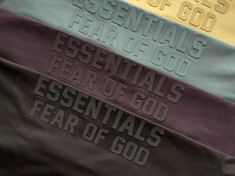 Camiseta Fear of God Essentials “Stretch Limo Light Blue”