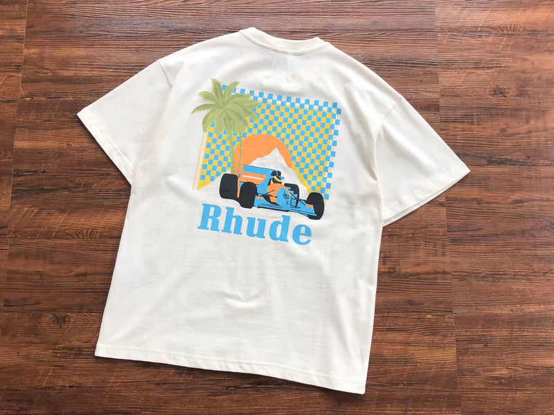 Camiseta Rhude "Moonlight Tropics White"