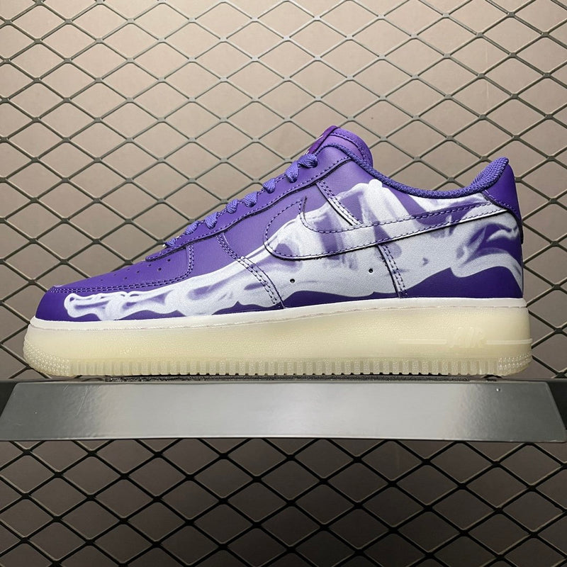 Nike Air Force 1 QS Purple Skeleton