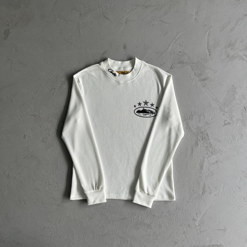 Camisa Long Sleeve 5th Anniversary Alcatraz Waffle White