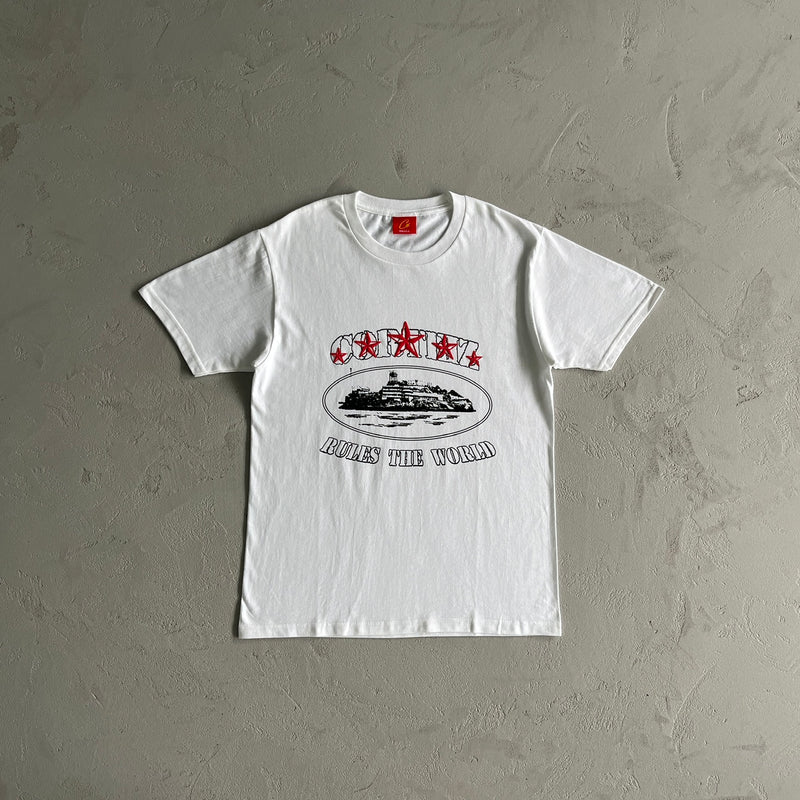 Camiseta Corteiz 5 Star T-shirt White