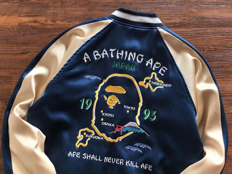 Jaqueta BAPE Japan Souvenir Jacket Blue