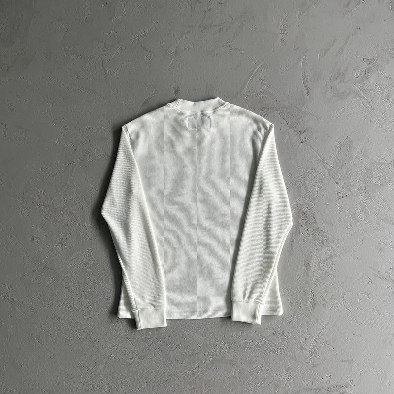 Camisa Long Sleeve 5th Anniversary Alcatraz Waffle White