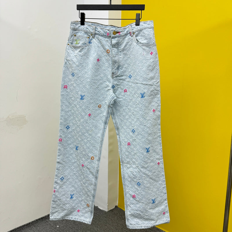 Calça Jeans Louis Vuitton Monogram Ready To Wear