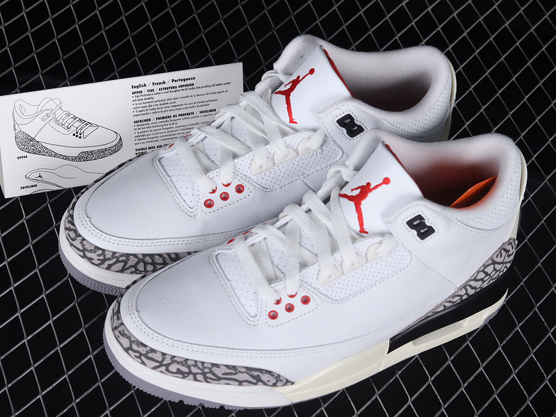 Nike Air Jordan 3 Retro White Cement Reimagined