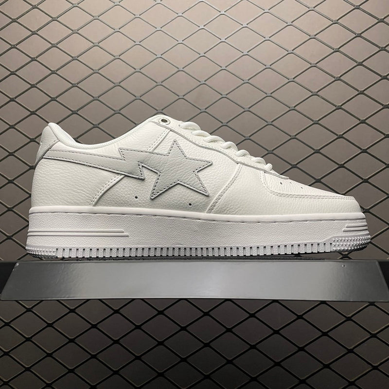 Bape x JJJJound Bapesta White/Light Grey