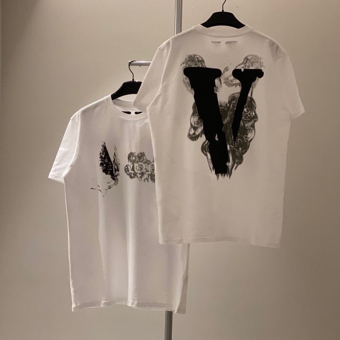 Camiseta Vlone "Smoke Devil Angel White"