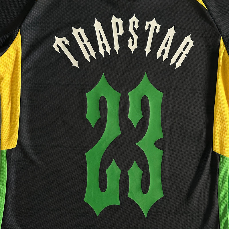 Camiseta Trapstar "Irongate Carnival Edition Football Jersey Black"